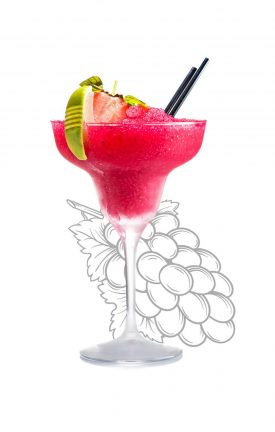 Vanilla and Fresh Cherry Bourbon Cocktail