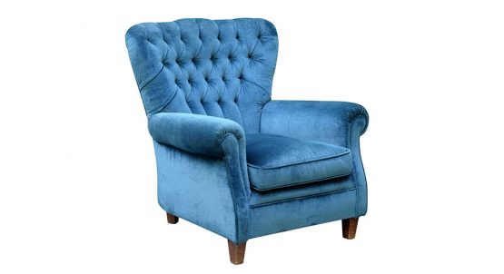 Dark blue single chair