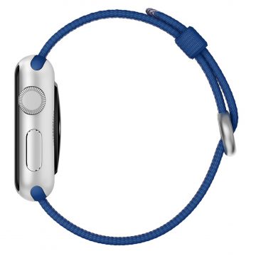 Apple Watch with Pearl Woven Nylon