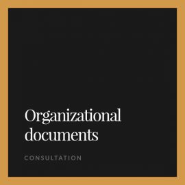 Changes in organizational documents