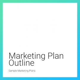 Marketing plan outline