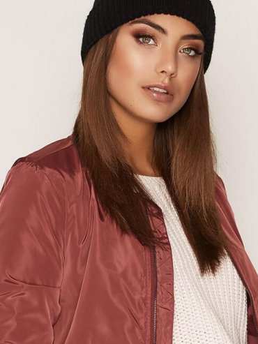 Cropped PU Biker Jacket