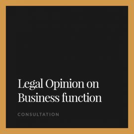 Legal opinion on business function