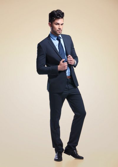 Blue Slim-Fit Suit