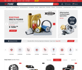 XStore WooCommerce theme - Car Parts demo