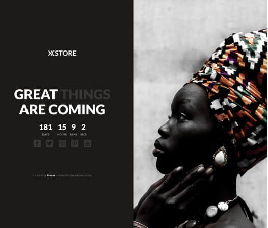 XStore WooCommerce theme - Great things are coming demo