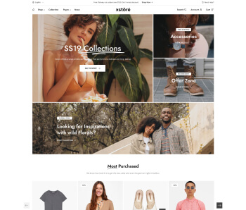 XStore WooCommerce theme - Minimal Fashion 02 demo