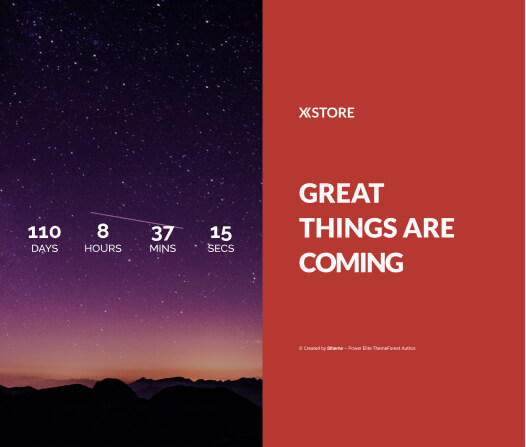 XStore WooCommerce theme - Space coming demo