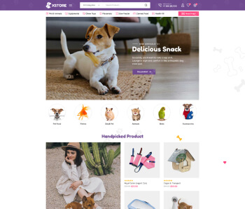 XStore WooCommerce theme - Pet Shop demo