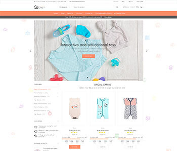 XStore WooCommerce theme - Babyland01 demo