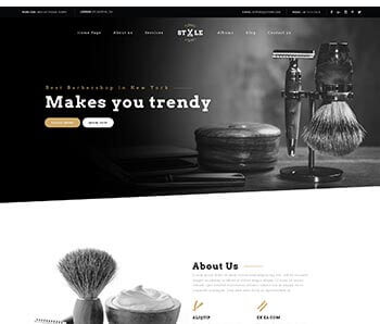 XStore WooCommerce theme - Barbershop demo