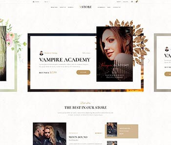 XStore WooCommerce theme - Books demo