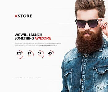 XStore WooCommerce theme - Coming soon flat demo