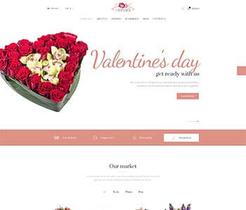 XStore WooCommerce theme - Flowers demo