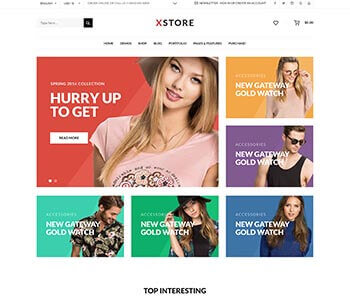 XStore WooCommerce theme - Home-banners demo