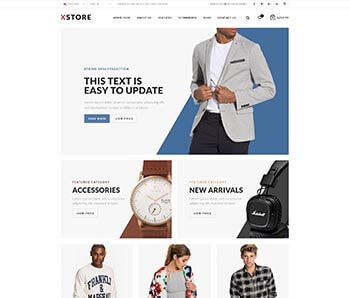 XStore WooCommerce theme - Home-boxed demo