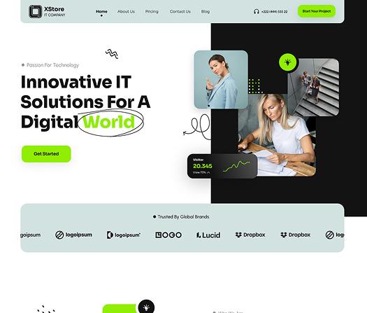 XStore WooCommerce theme - IT Company demo