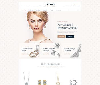 XStore WooCommerce theme - Jewellery demo