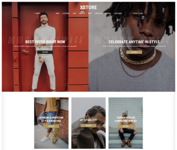 XStore WooCommerce theme - Minimal Fashion demo
