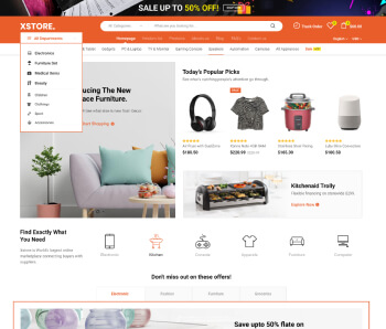 XStore WooCommerce theme - Niche Market 02 demo