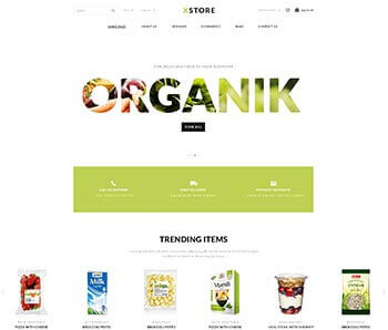 XStore WooCommerce theme - Organic demo