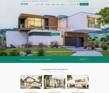 XStore WooCommerce theme - Real Estate demo