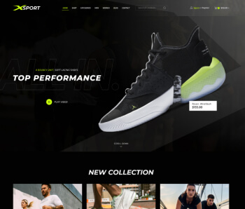 XStore WooCommerce theme - Sneakers demo