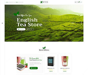 XStore WooCommerce theme - Tea demo