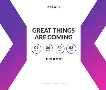 XStore WooCommerce theme - X-Coming demo