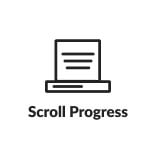 XStore WooCommerce theme Scroll progress Elementor element