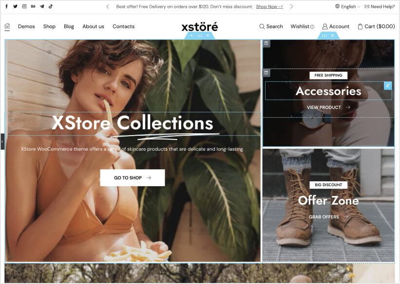 XStore WooCommerce theme landing demo