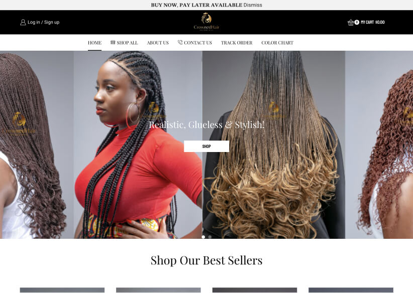 XStore crownedhairgh.com