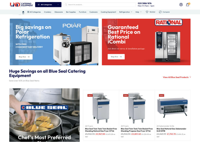 XStore londoncateringequipment.co.uk