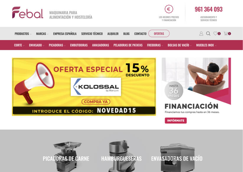 XStore www.maquinasfebal.es